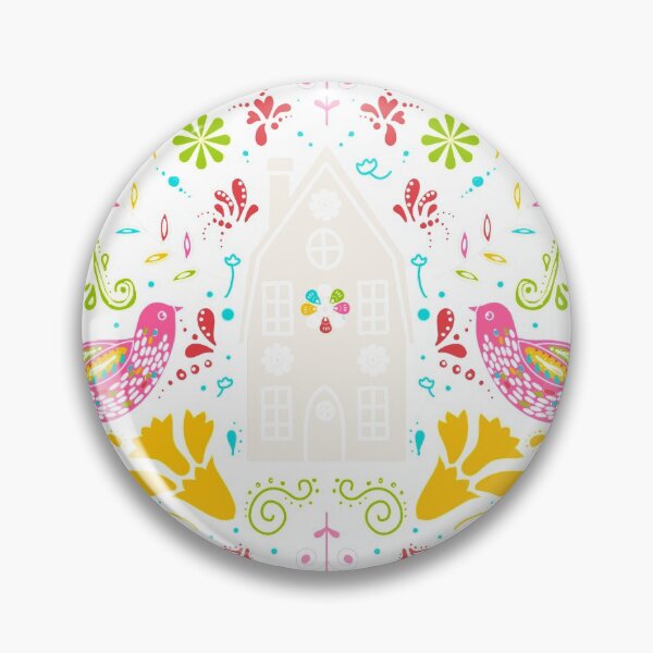 Item preview, Home is Where the Art Is - Modern Folk Art pattern designed and sold by page-of-wands.
