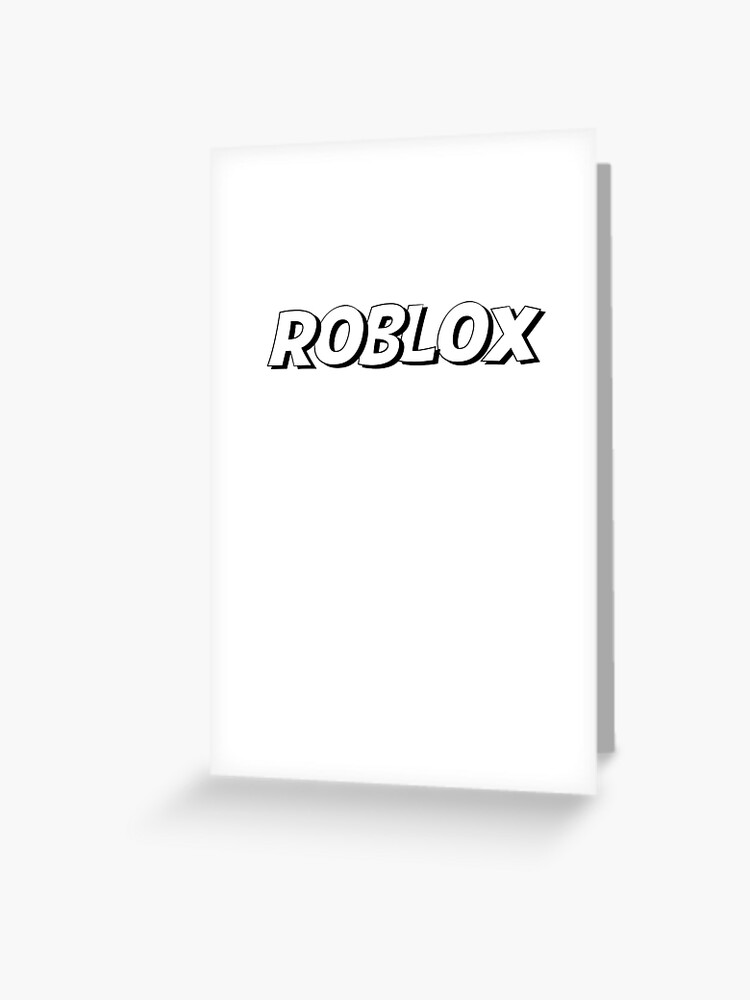 Roblox T Shirt Greeting Card By Issammadihi Redbubble - roblox t shirt greeting card