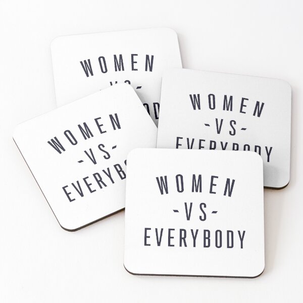 Item preview, Women VS Everybody, Girl Power Motivational, GRL PWR Shirt, Feminist Shirt designed and sold by Funny-Vintage.