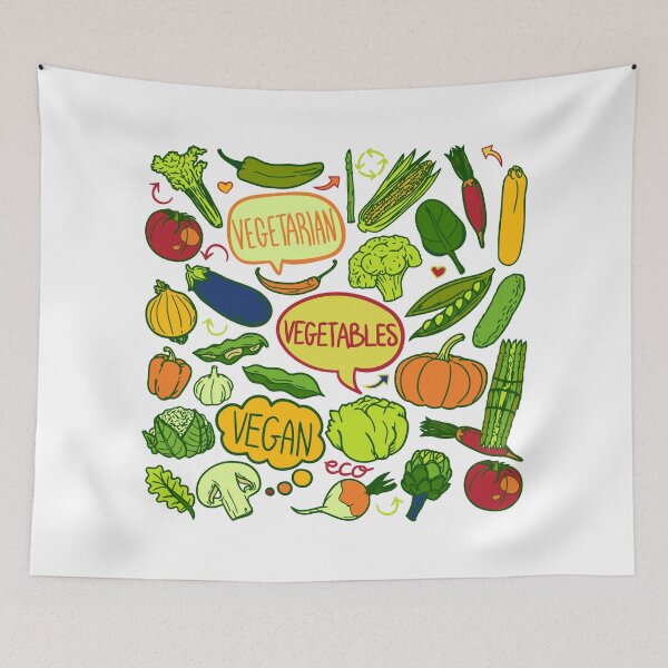 Item preview, Vegetarian vegetables designed and sold by Hangrid-Work.