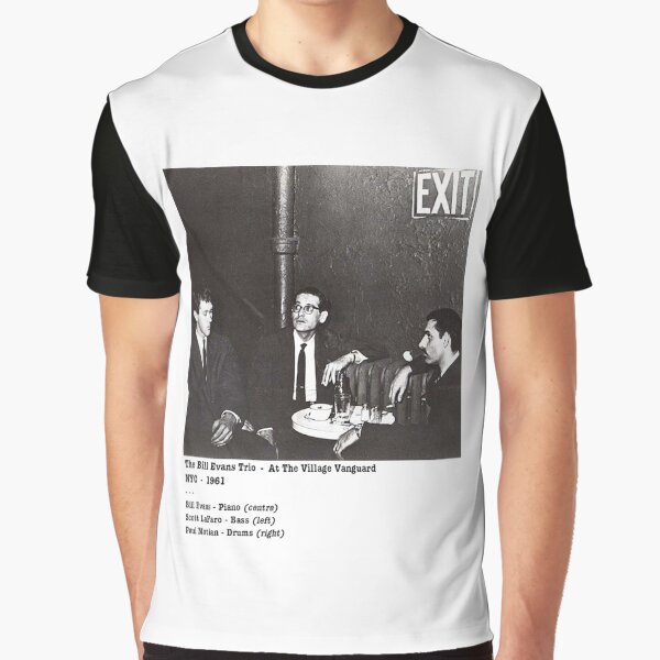 Bill Evans Trio at The Village Vanguard NYC 1961 Graphic T-Shirt