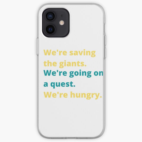 Saving, Going, Hungering iPhone Soft Case