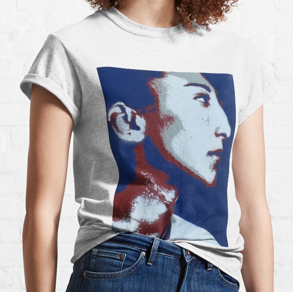 Christen Press What Have You Done - red on blue | Essential T-Shirt