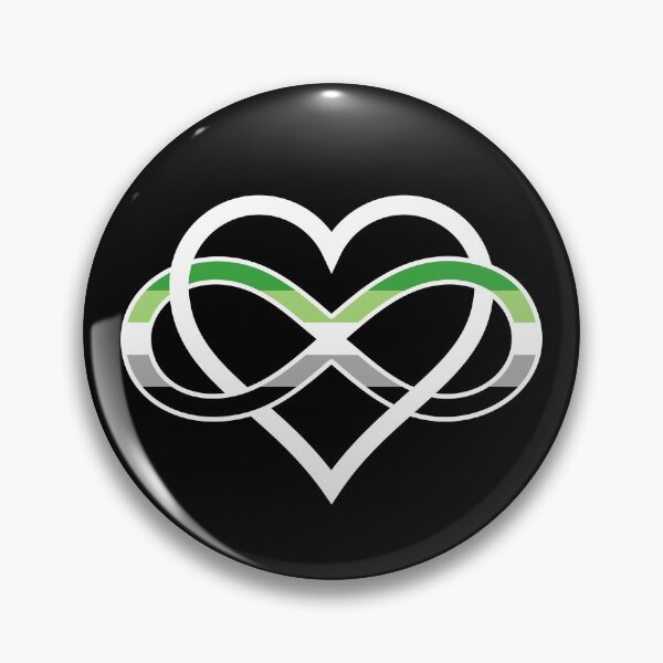 Item preview, Polyamorous Aromantic Pride Heart designed and sold by GinAndChthonic.