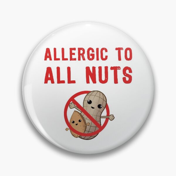 Item preview, Allergic to Nuts - Tree Nut Allergy designed and sold by tealbubble.