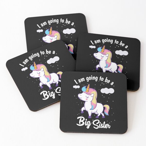 Item preview, i am going to be a big sister cute Unicorn designed and sold by SimoCompany.