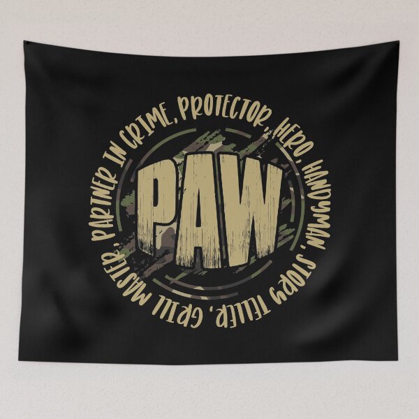 Item preview, Paw Gift - Gift for Paw Daddy Fathers Day Gift Camouflage designed and sold by nana1099.