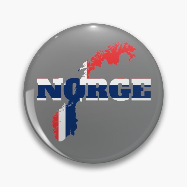 Item preview, Norge, Norway Map flag designed and sold by marosharaf.
