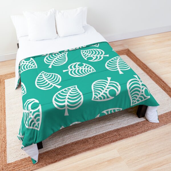 Animal Crossing New Horizons Leaf Pattern Comforter