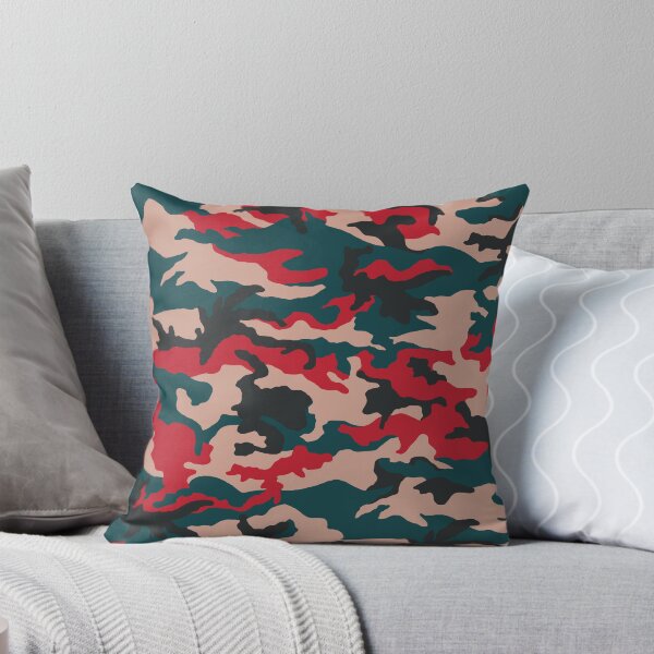 Fashion Camo Print Throw Pillow