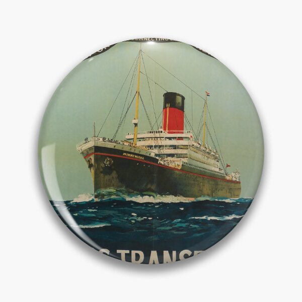 Item preview, Atlantic Transport Line vintage travel poster designed and sold by stickart-marek.