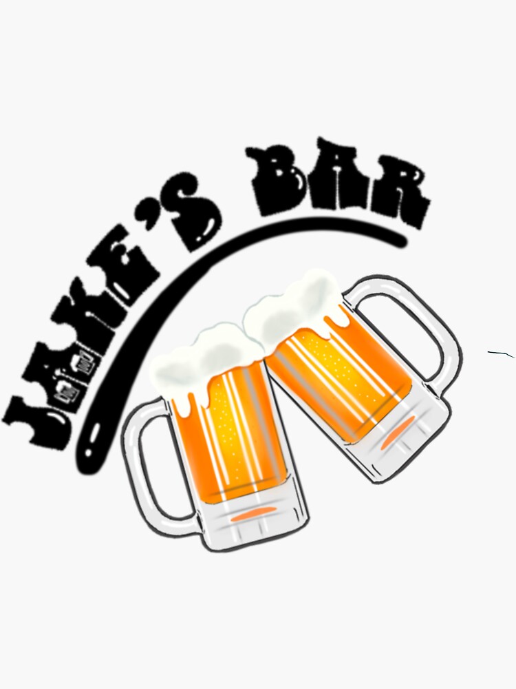 "West Chester university jakes Bar" Sticker for Sale by Becdunn8