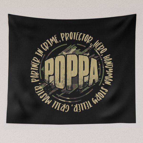 Item preview, Poppa Gift - Gift for Poppa Daddy Fathers Day Gift Camouflage designed and sold by nana1099.