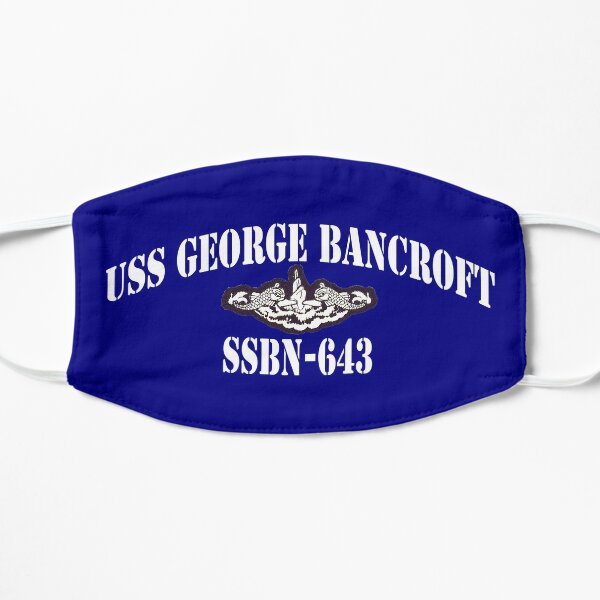 USS GEORGE BANCROFT (SSBN-643) SHIP'S STORE Flat Mask