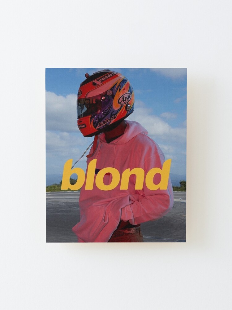 Alternate view of Frank Ocean Blond Mounted Print