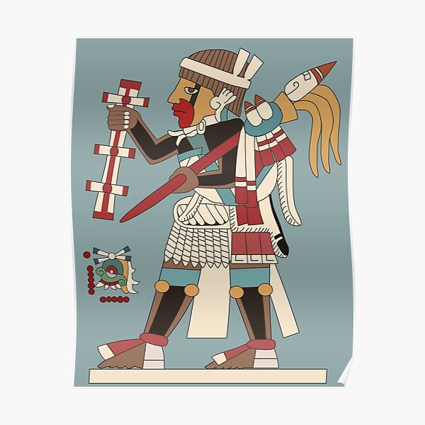 Aztec Warrior Poster