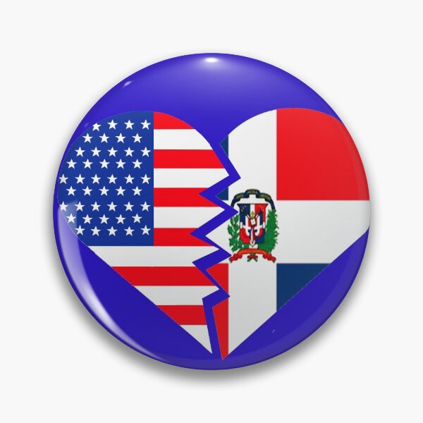 Item preview, Republica Dominicana USA Flag Heart Spanish Teacher Hispanic Latino designed and sold by hispanicworld.