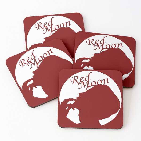 Item preview, KIM WOO SEOK RED MOON Silhouette Design DARK background designed and sold by The Kpop  Konverters.