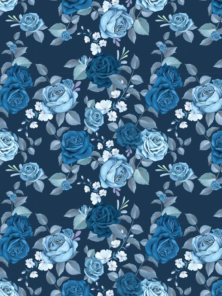 Thumbnail 4 of 4, iPhone Case, Blue Roses designed and sold by edwardecho.