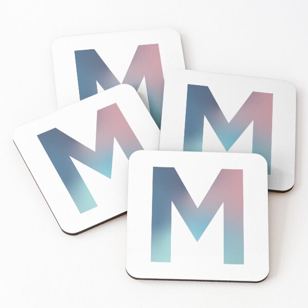 Item preview, Gradient Letter M Initial Alphabet designed and sold by murialbezanson.