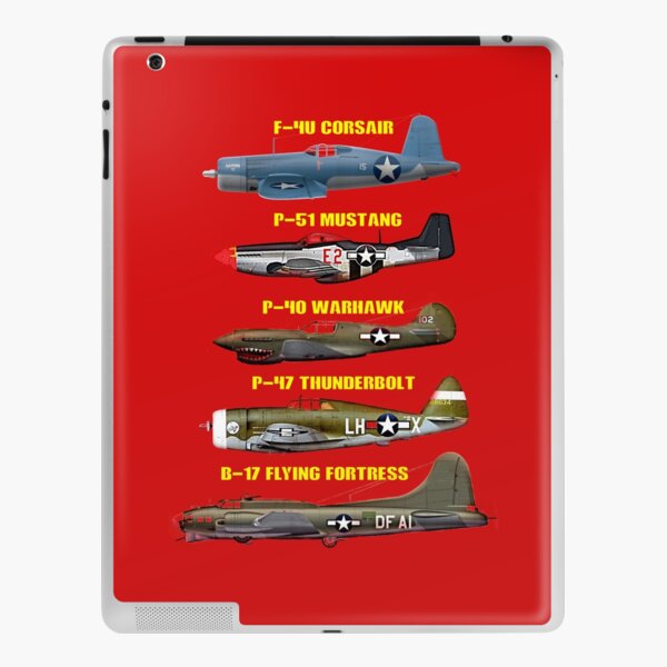 Famous WW2 Planes iPad Skin