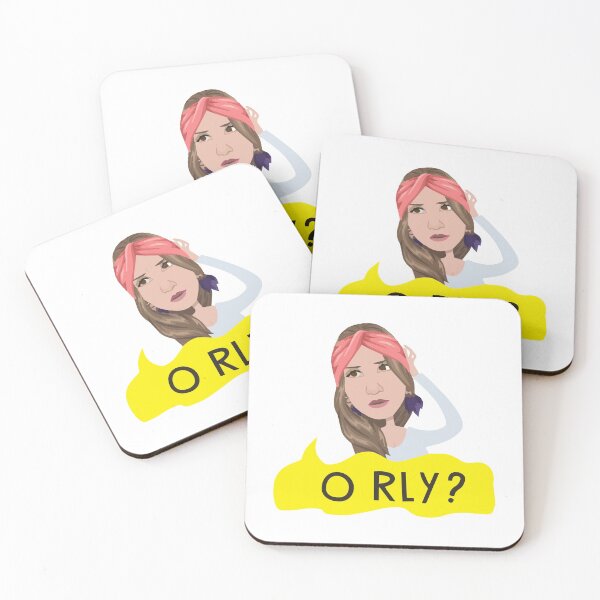Item preview, O really? funny cartoon girl designed and sold by AleMalin.