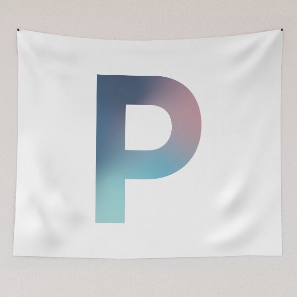 Item preview, Gradient Letter P Initial Alphabet designed and sold by murialbezanson.