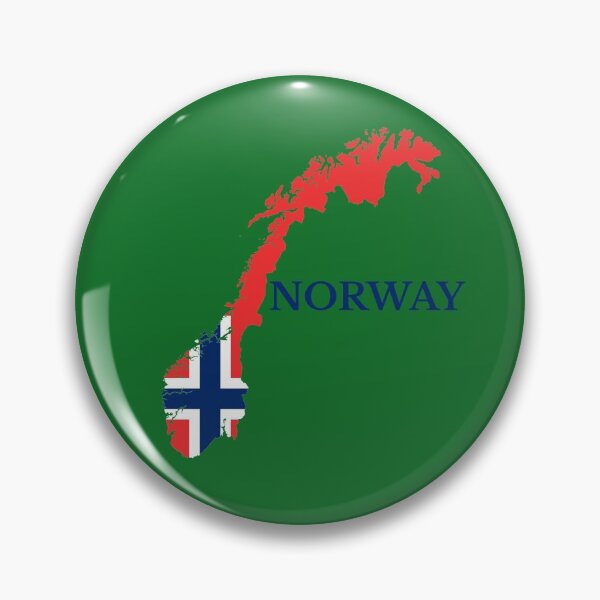 Item preview, Norway Map flag designed and sold by marosharaf.