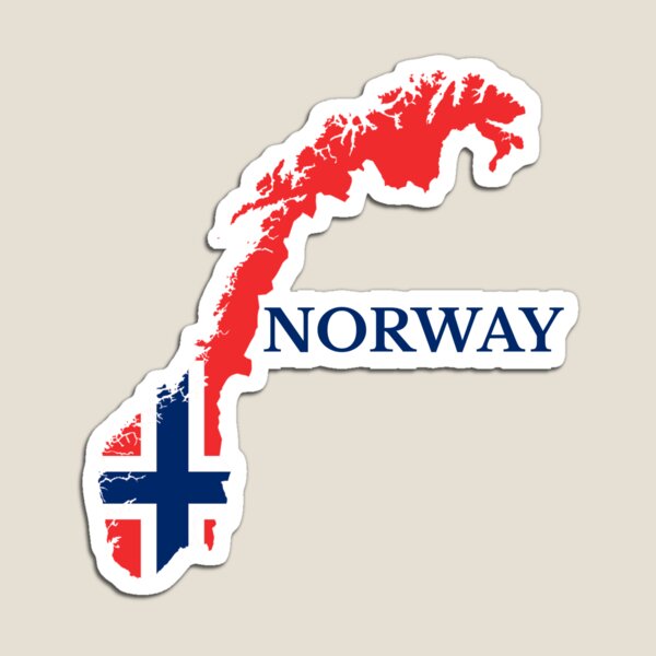 Item preview, Norway Map flag designed and sold by marosharaf.