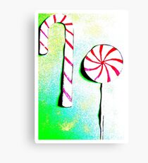 Christmas - Christmas baking, candy canes, lollipops - Weihnachtsbäckerei, Zuckerstangen, Lolipops Canvas Print