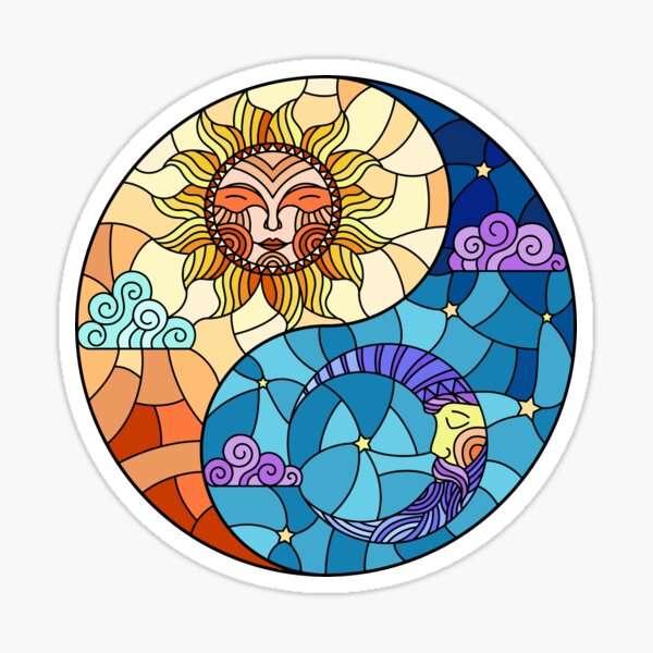 Item preview, Yin Yang, Sun and Moon designed and sold by Hangrid-Work.