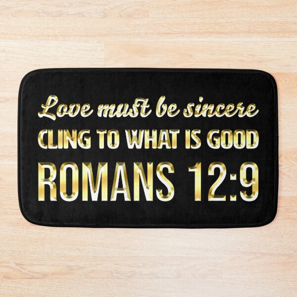 Item preview, Romans 12:9 | Bible Verse Quote | Christian | Love Must Be Sincere Cling To What is Good designed and sold by christiangoods.