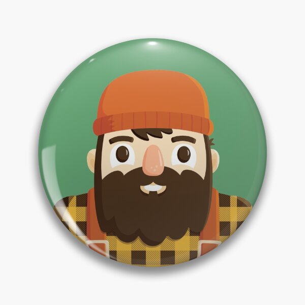 Item preview, Cute Bearded Lumberjack designed and sold by rustydoodle.