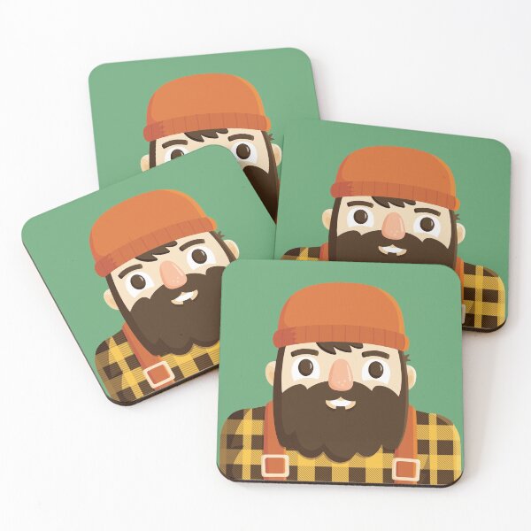 Item preview, Cute Bearded Lumberjack designed and sold by rustydoodle.