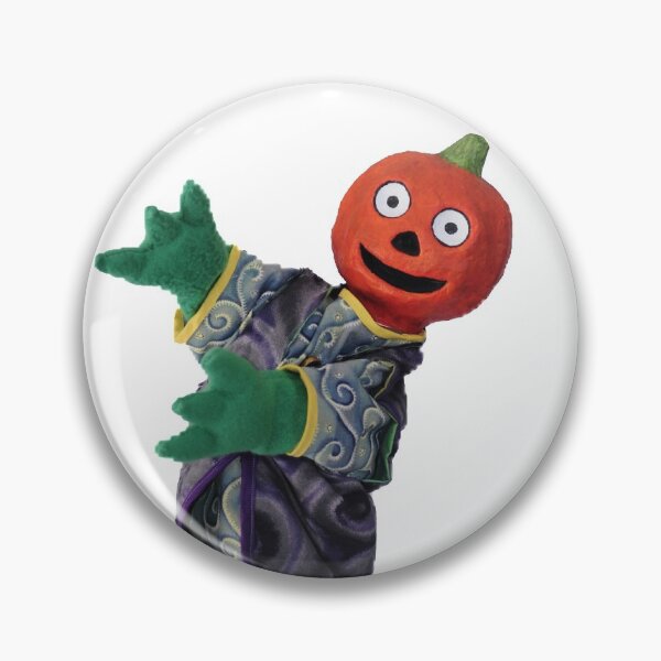 Wump Mucket Puppets Gourdon the Pumpkinman merchandise Pin