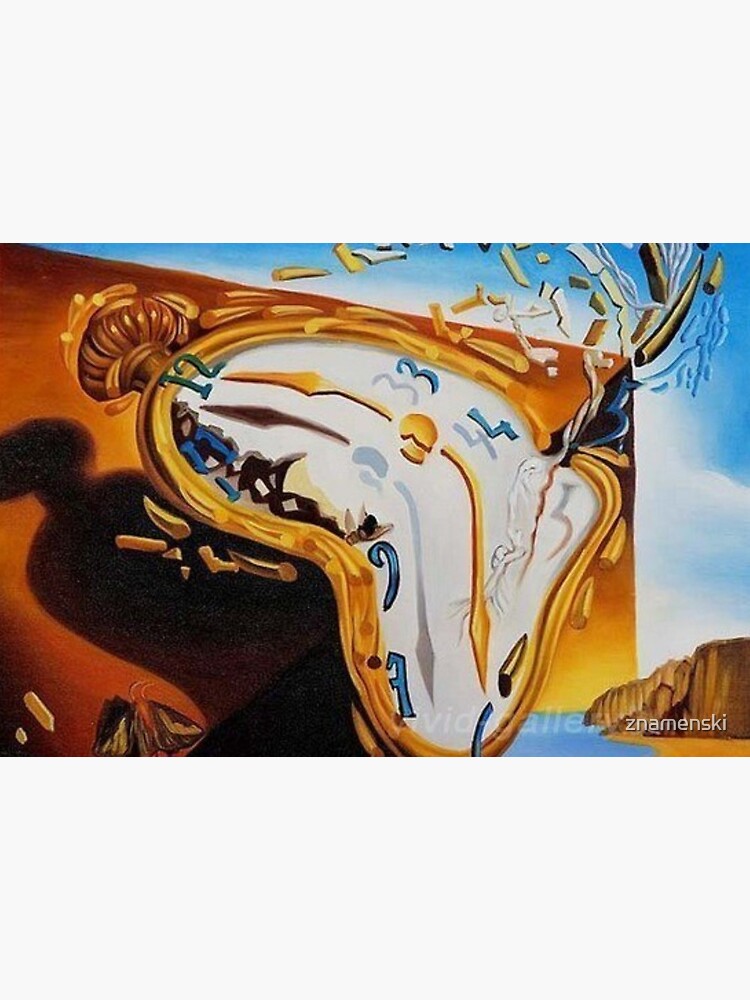 Fragment of Surrealistic Painting by Salvador Dali “Constancy of Memory”. Фрагмент сюрреалистической картины С.Дали «Постоянство памяти» (1931 г) by znamenski