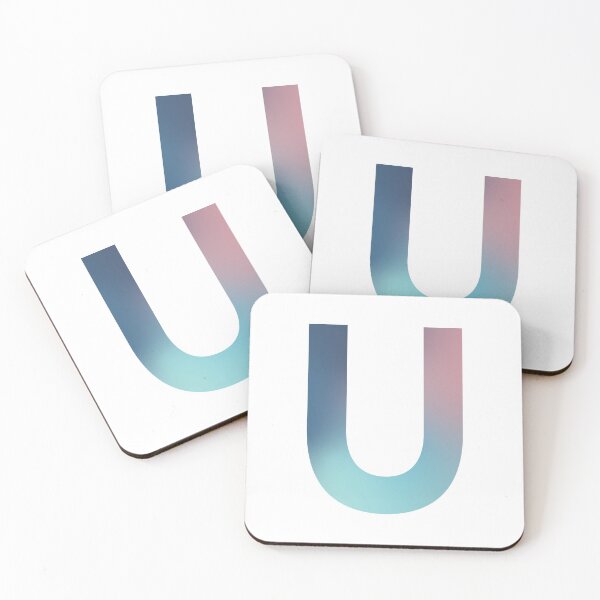 Item preview, Gradient Letter U Initial Alphabet designed and sold by murialbezanson.