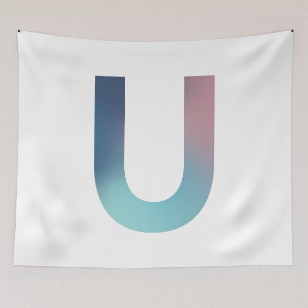 Item preview, Gradient Letter U Initial Alphabet designed and sold by murialbezanson.