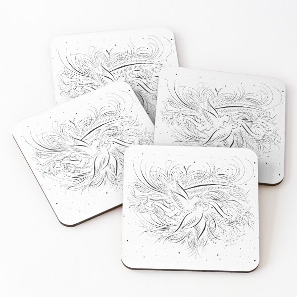 Item preview, Calligraphic Love Bird designed and sold by Dwayne Hamilton.