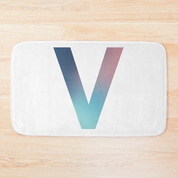 Aperçu de l'œuvre Gradient Lettre v Alphabet initial créée et vendue par murialbezanson.