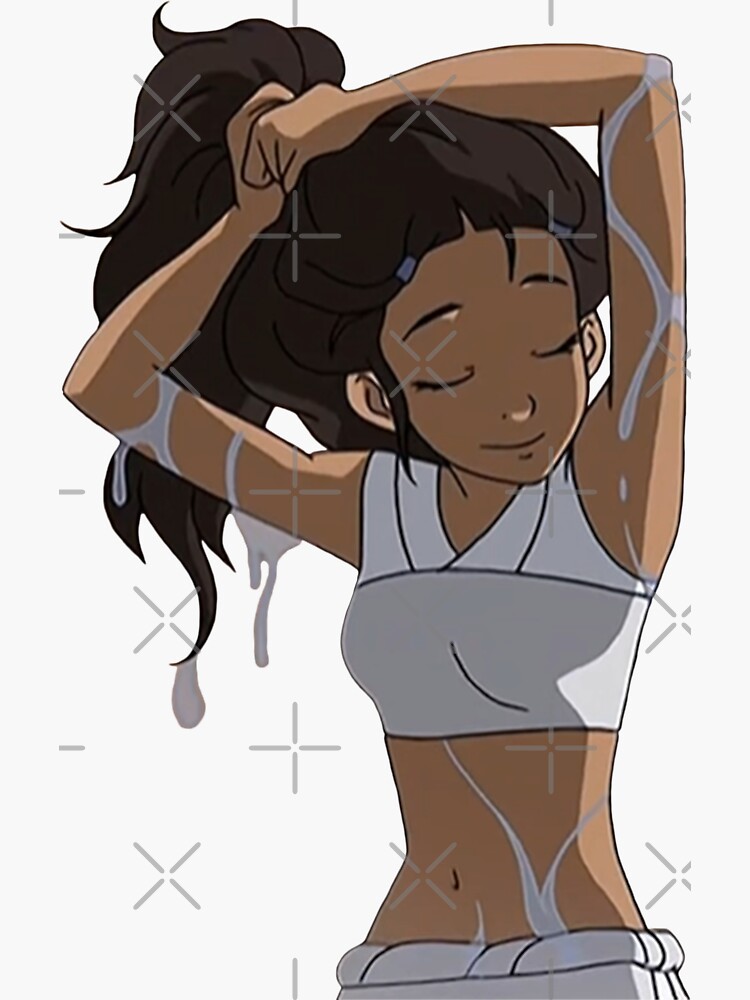 Katara Stepping Out Of The Water Avatar Sticker For Sale By Blueeyes374 Redbubble