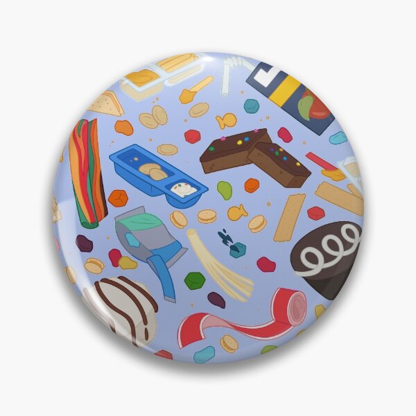 Item preview, Nostalgic Lunchbox Snacks - Tile Pattern designed and sold by Knadire.