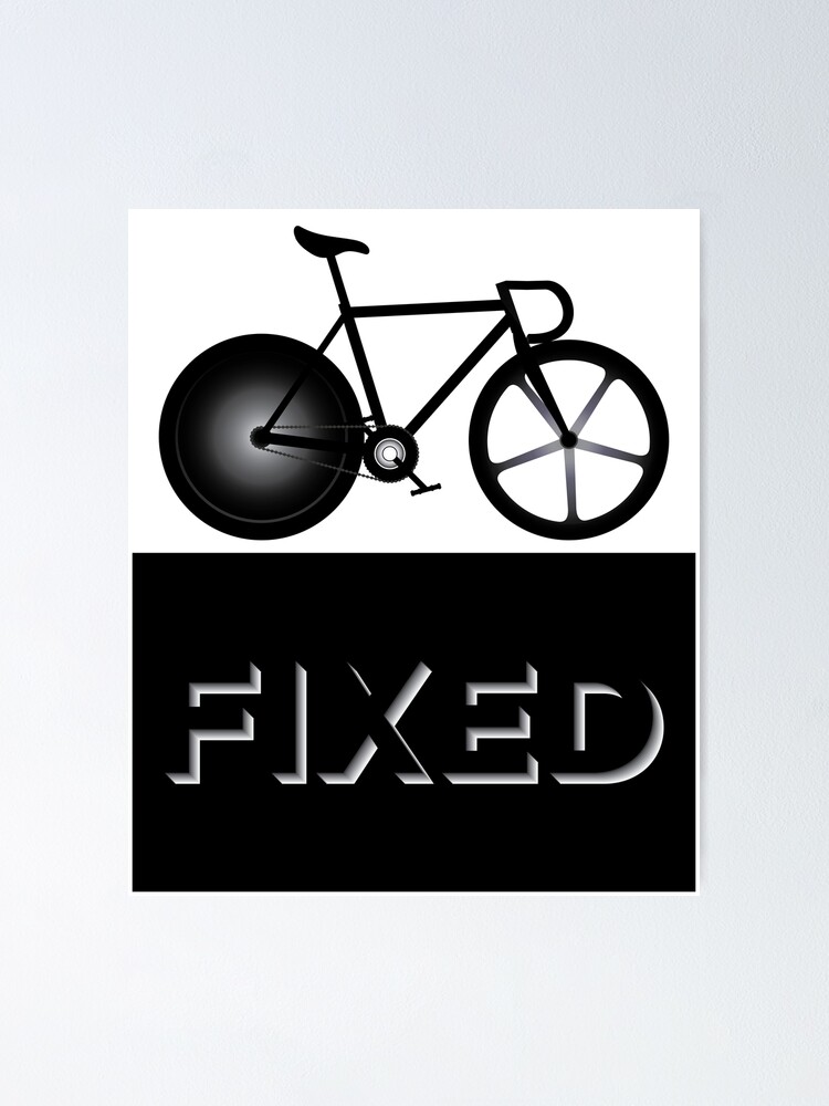 "Fixed Gear" Poster for Sale by imlying | Redbubble
