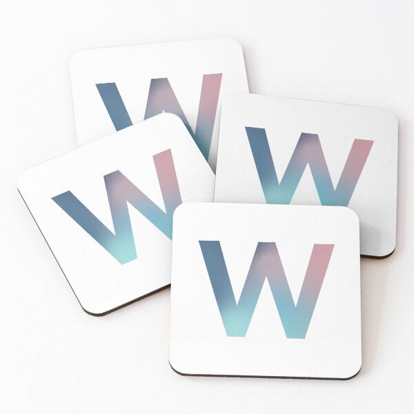 Item preview, Gradient Letter W Initial Alphabet designed and sold by murialbezanson.