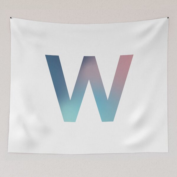 Item preview, Gradient Letter W Initial Alphabet designed and sold by murialbezanson.