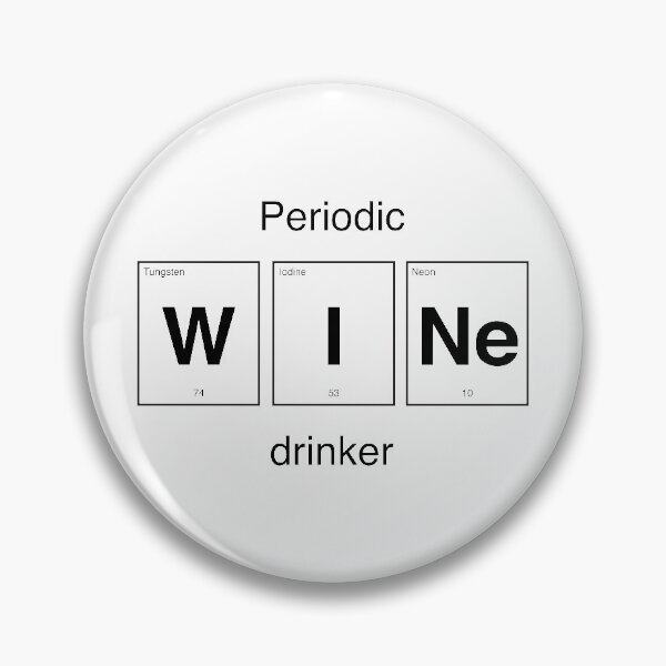 Item preview, Periodic wine drinker designed and sold by PAVOCreative.