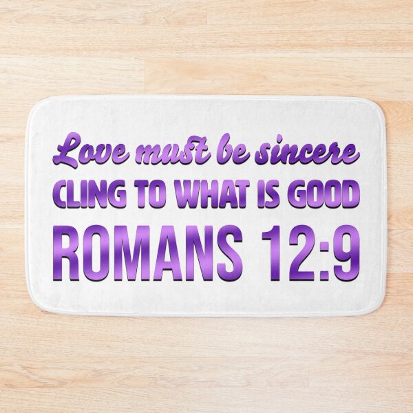 Item preview, Romans 12:9 | Bible Verse Quote | Christian | Love Must Be Sincere Cling To What is Good designed and sold by christiangoods.