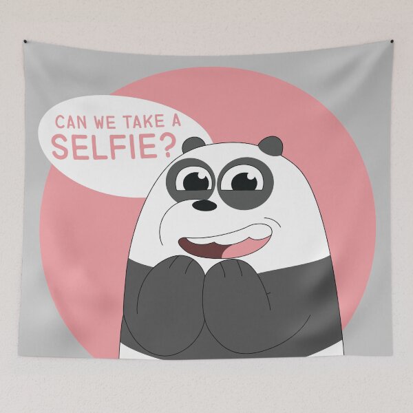 Item preview, CAN WE TAKE A SELFIE - Panda designed and sold by ibShelbys.