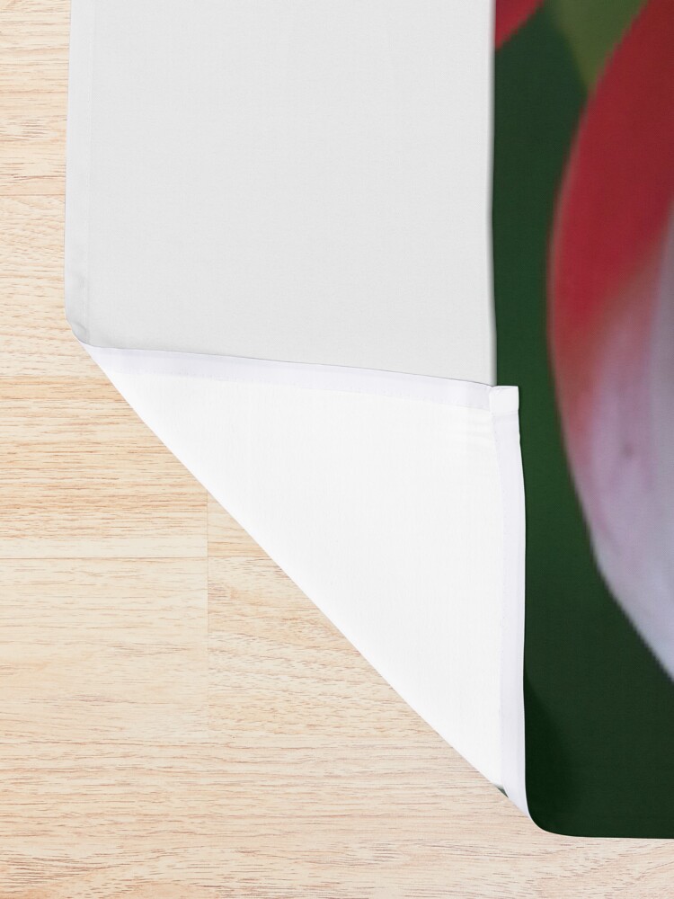 Thumbnail 2 of 5, Shower Curtain, Red and White Petals designed and sold by DonnaMariePhoto.