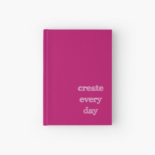 Create Every Day Sketch Letters Hardcover Journal